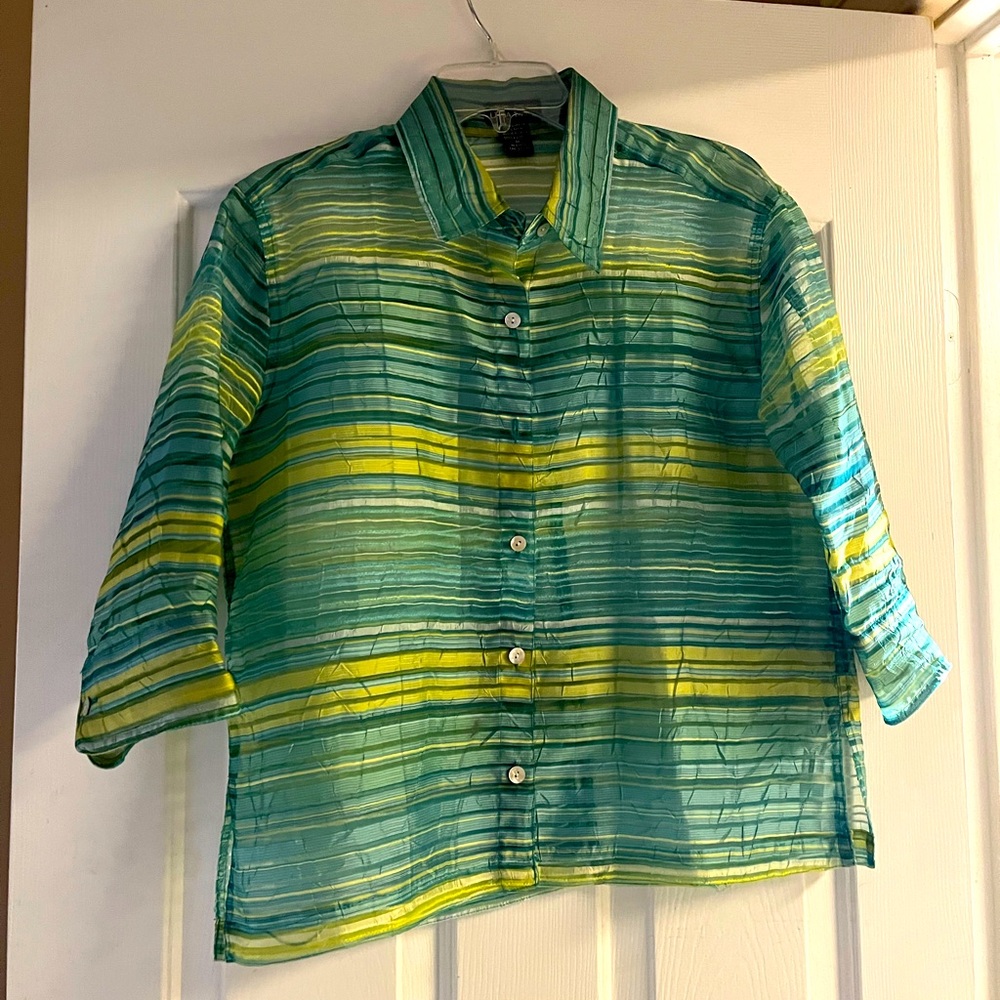 Green/yellow top. EUC